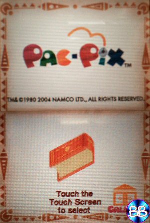 Pac-Pix Title Screen